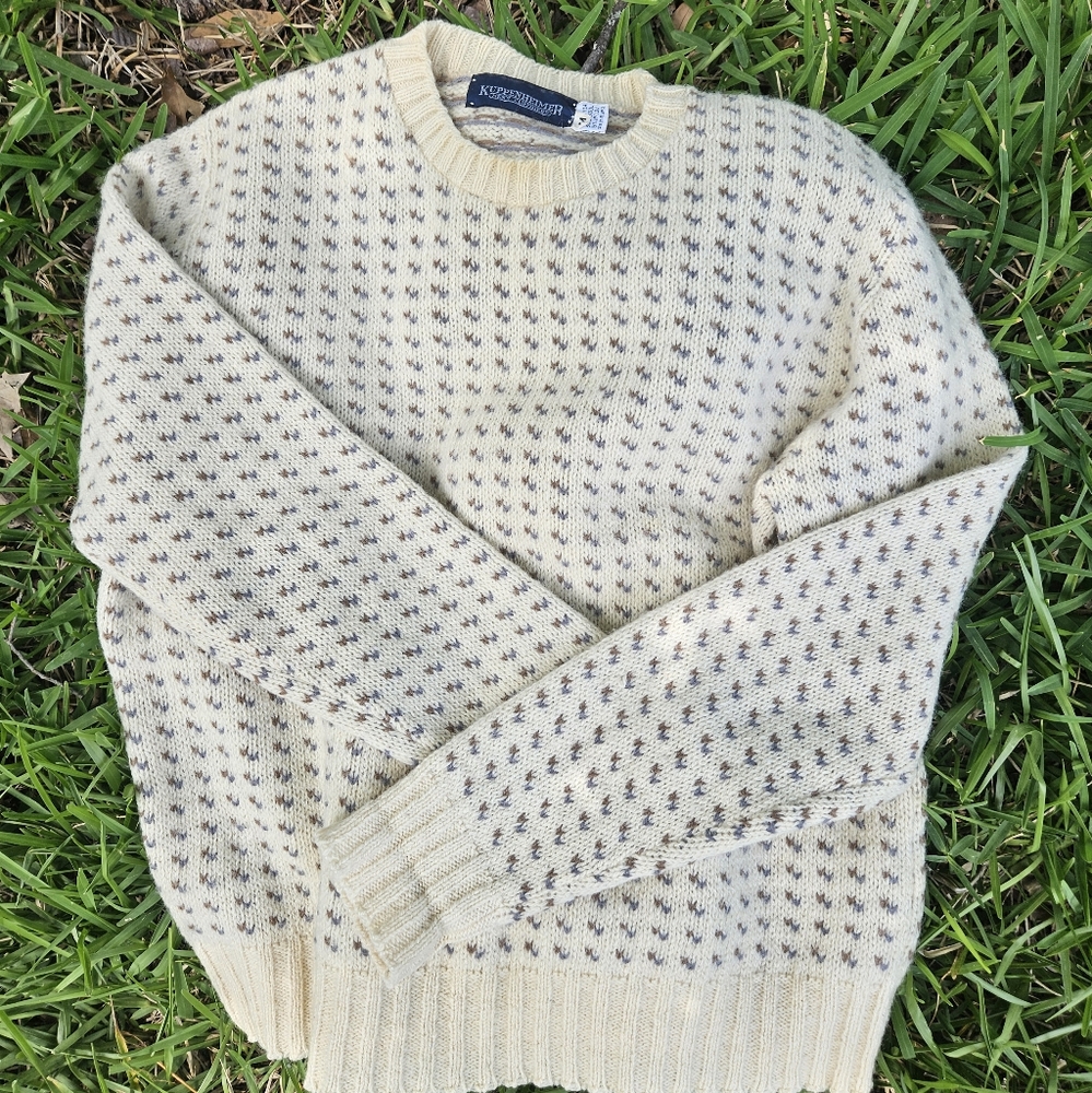 kuppenheimer Vintage Sweater Wool Medium 80s 90s